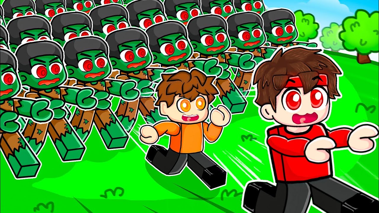 😱999,999,999 Zombies Vs Best Defence Bace in Roblox.!