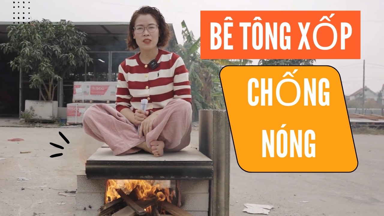 Bê tông xốp chống nóng
