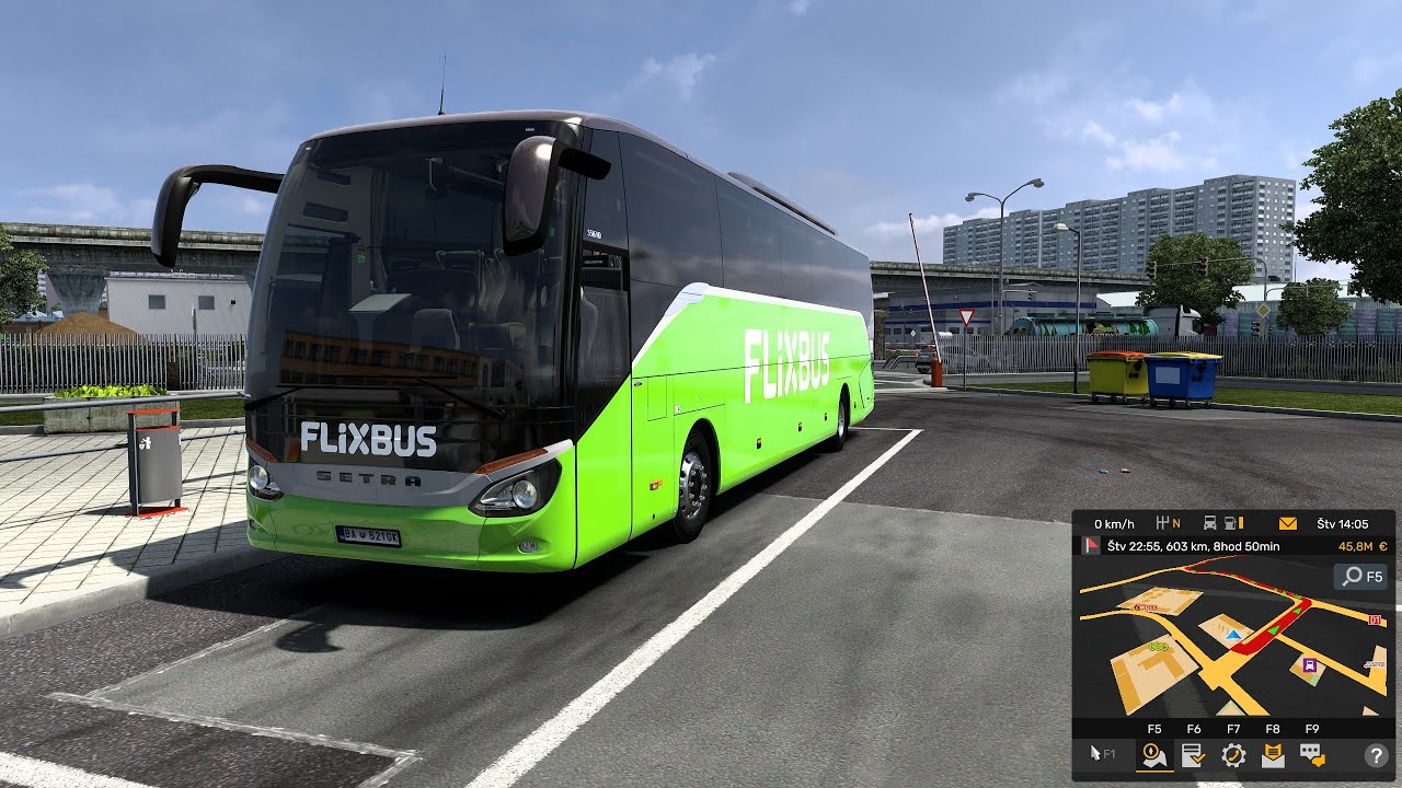 Euro Truck Simulátor 2 Zájazd Praha - Berlín (Setra S516HD)