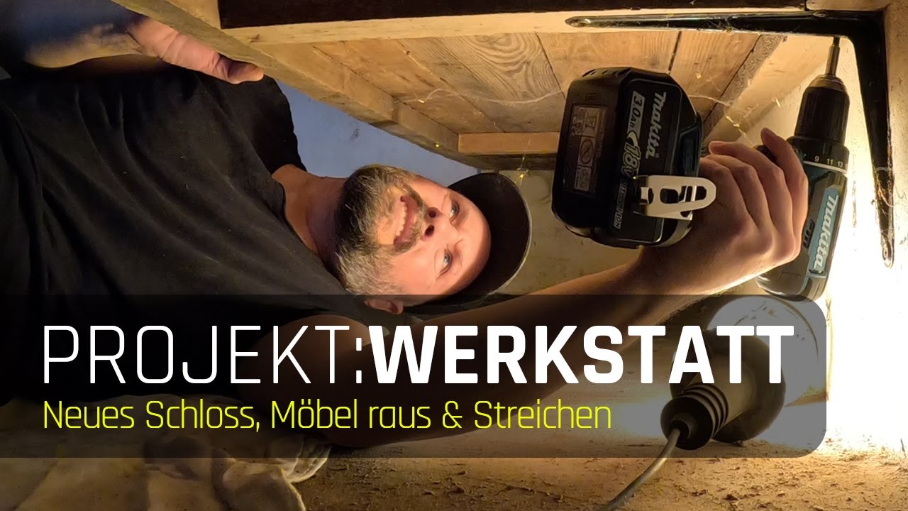 Projekt: Werkstatt | 02 | Neues Schloss, Möbel raus & streichen | 082 | Feuerabend | 2025