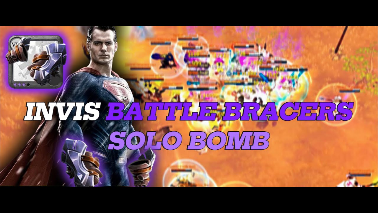 Battle bracers solobomb l Invis solo bomb l Albion Online ZVZ Montage #6