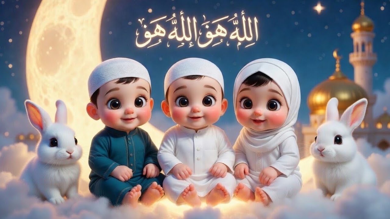 Allah Ho Allah Ho 🕊️ Hasbi Rabbi Jallallah ✨ Beautiful Islamic Naats for Kids 🕊️ Deep Sleep Naats