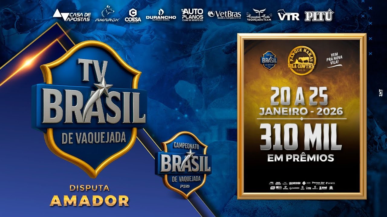 Disputa Amador Vaquejada Vila Cowtry - Campeonato Brasil de Vaquejada PEPB -Sumé-PB
