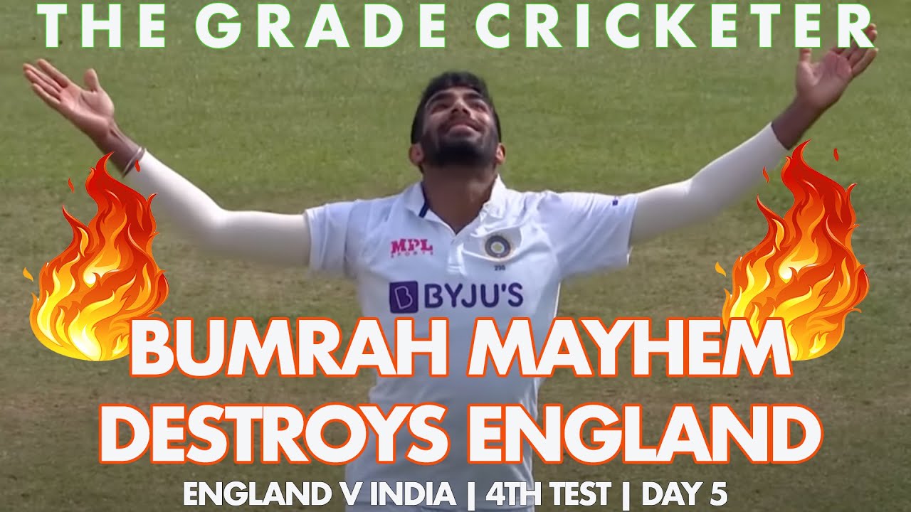 Bumrah Mayhem Destroys England | 4th Test, Day 5 | ENG v IND