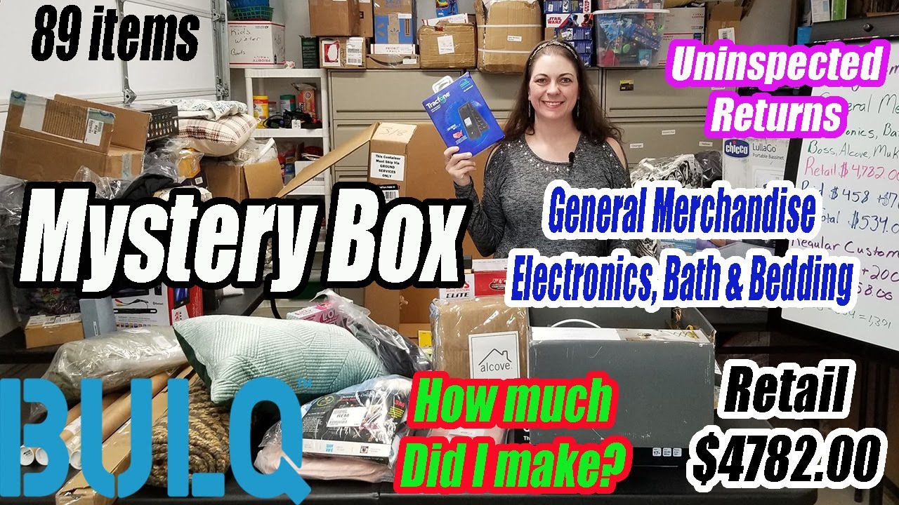 Bulq.com Pallet - Mystery Box??? Electronics - Uninspected Returns - Retail $4782.00 - 89 Items