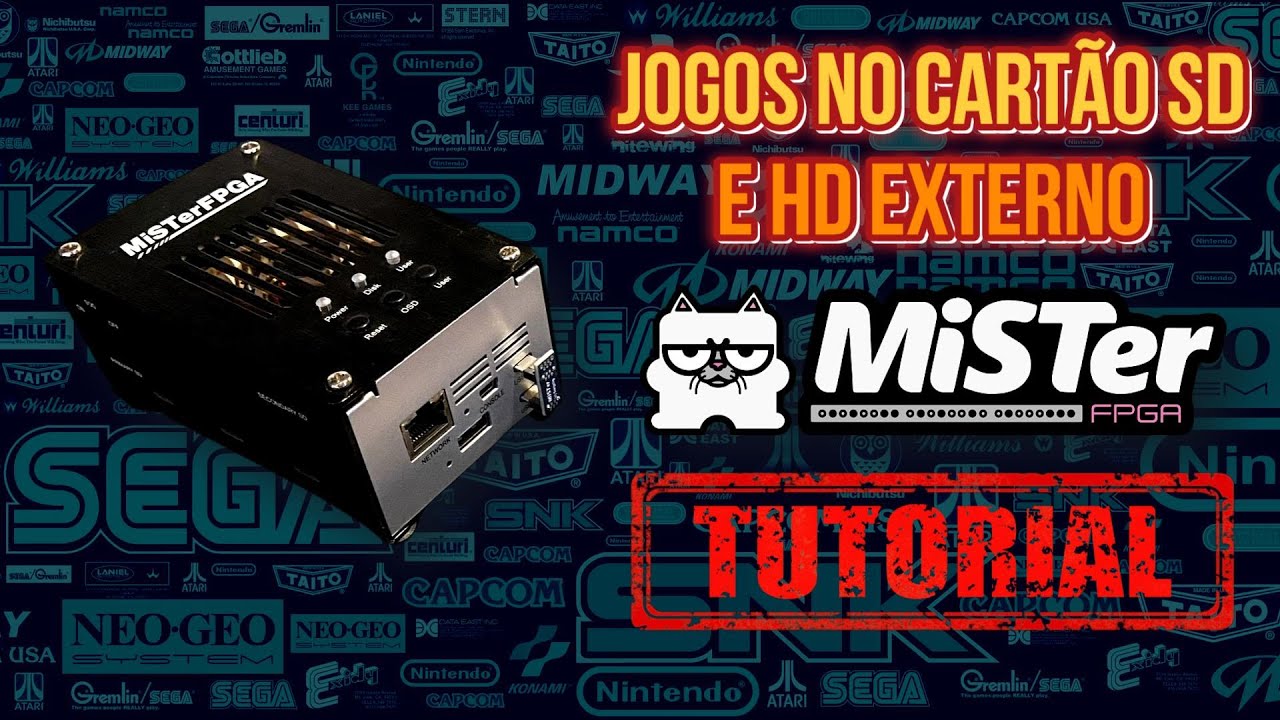 Mister Fpga - Como colocar jogos no cartão SD ou HD Externo + Wallpapers - Tutorial