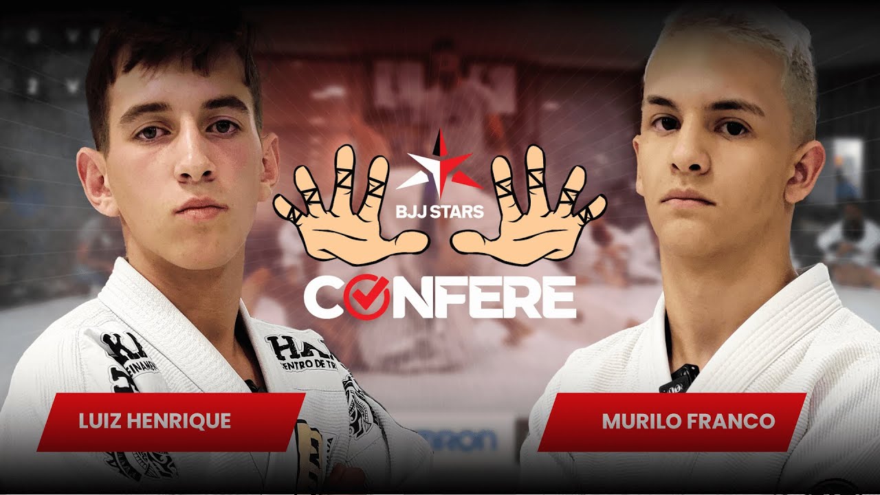 BJJ STARS CONFERE #27 Luiz Henrique vs Murilo Franco Luta casada faixa Azul de Jiu Jitsu