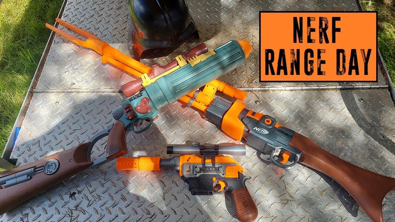 Nerf Range Day #22 - Star Wars Blasters