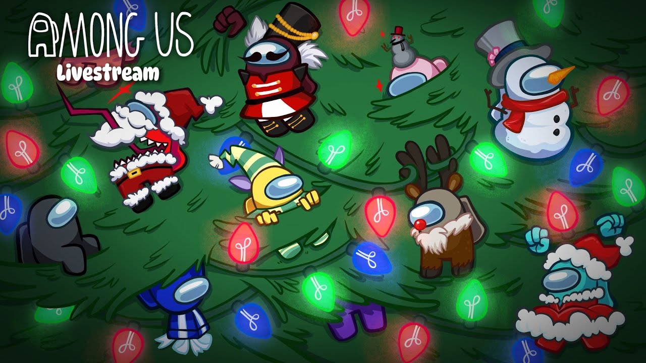 🔴 [LIVE] Among Us Christmas Stream🎄