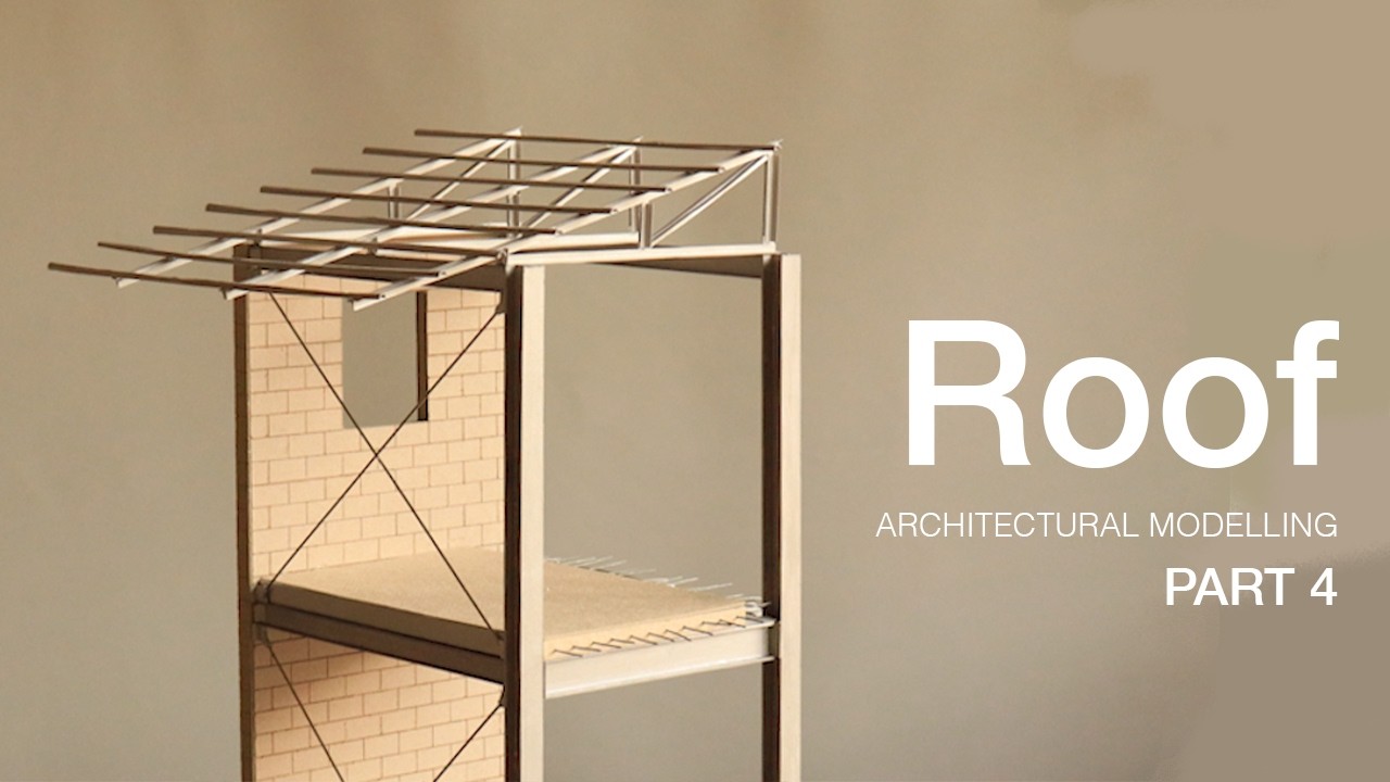 Installing the Roof Truss & Gutter | House Section Model (Part 4 – Final)