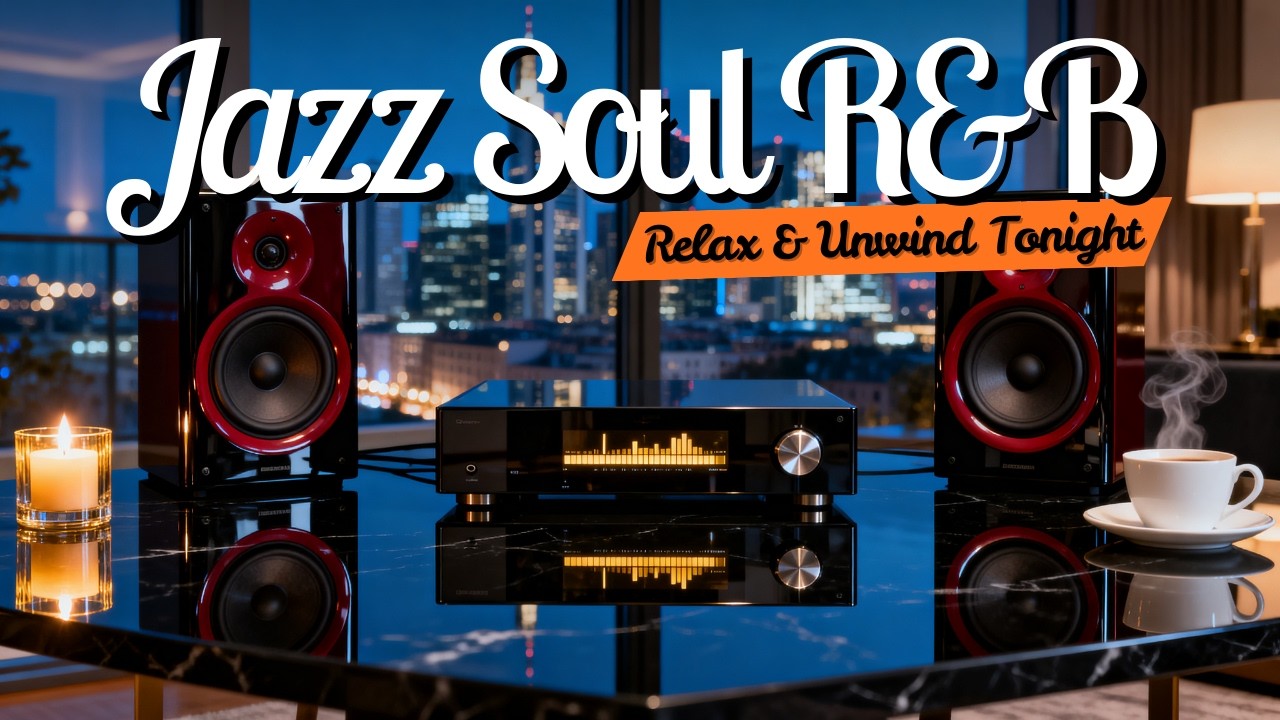 Smooth Jazz & R&B Instrumentals – Calm Night Vibes for Focus & Relax