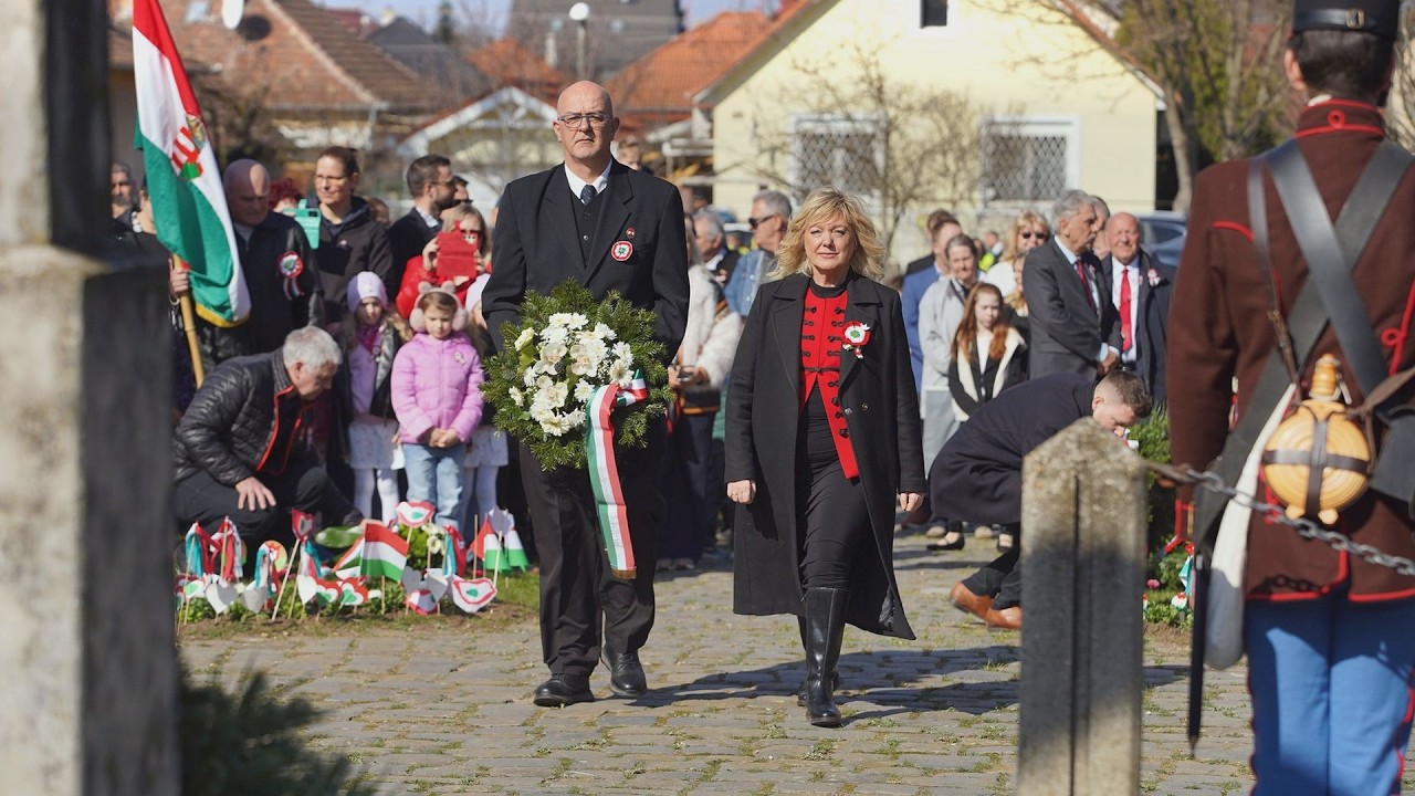 Krónika: Március 15.-i megemlékezés - Központi (2026.03.16.)