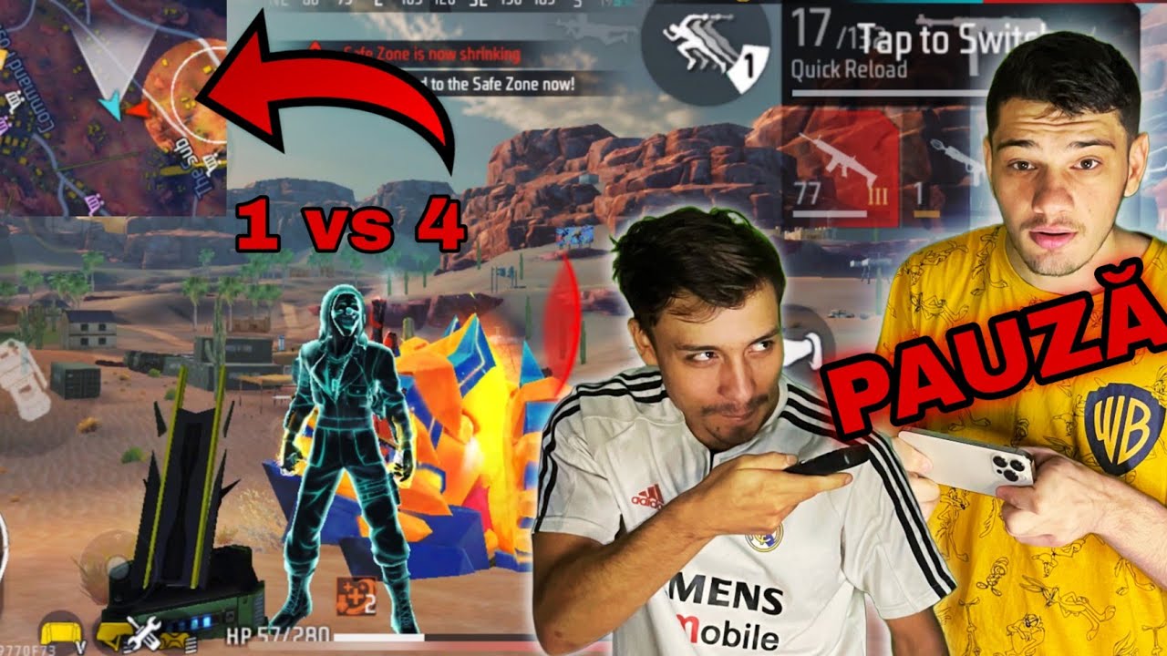 Pauză pe Free fire controlat tot meciul 😭