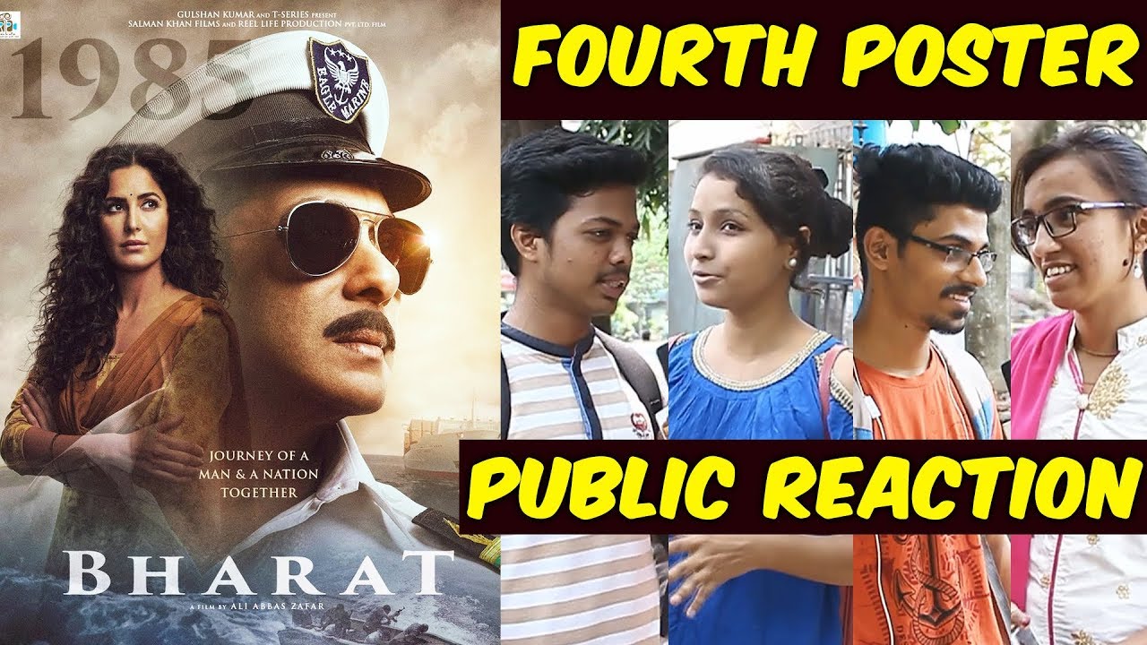 BHARAT Fourth Poster | PUBLIC REACTION | Salman Khan's NAVAL OFFICER LOOK | Katrina Kaif