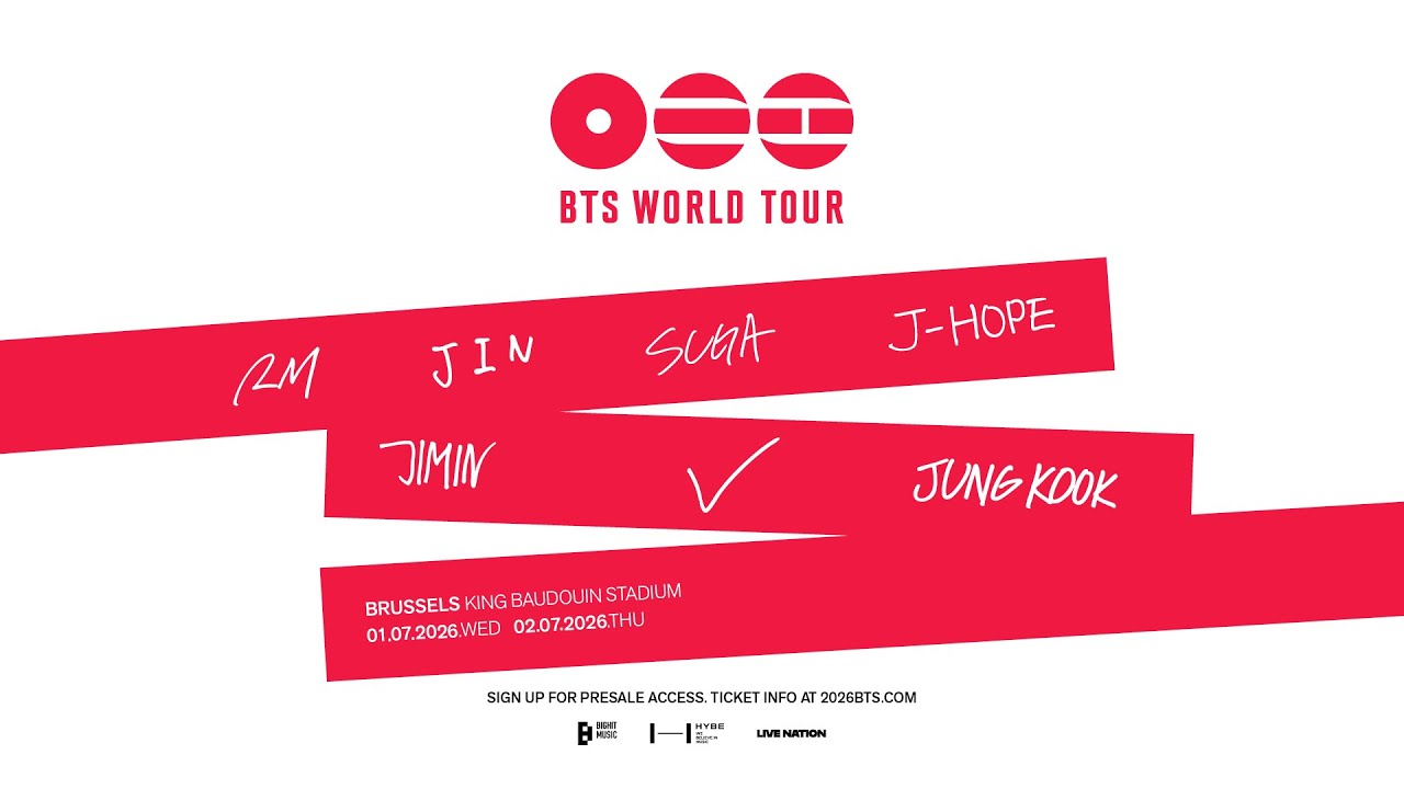 BTS WORLD TOUR IN BRUSSELS