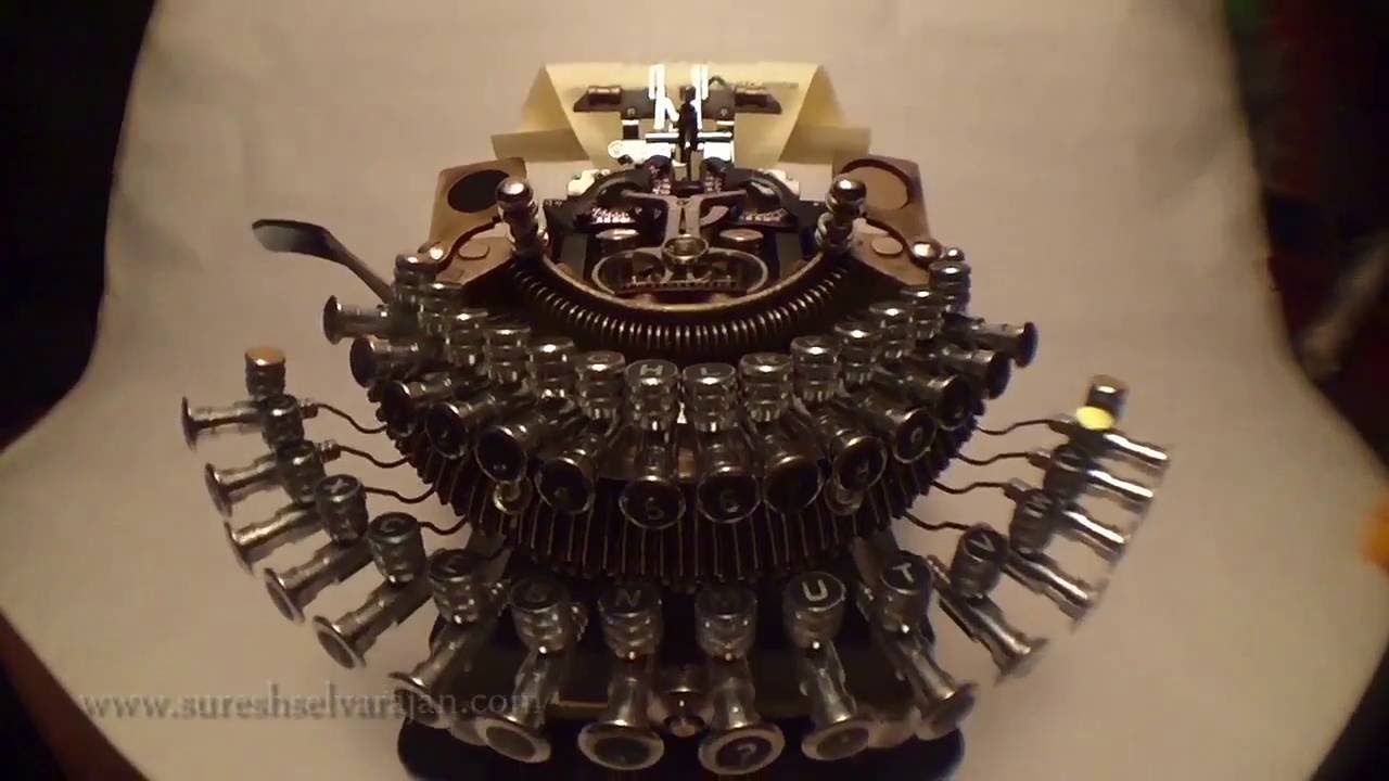 suresh selvarajan production designer making oF junk typewriter 2015 (www.sureshselvarajan.com)