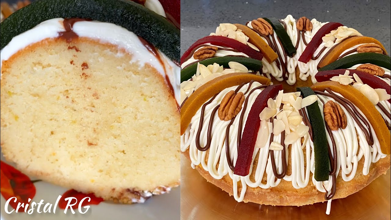 Rosca de reyes очень влажная и пушистая