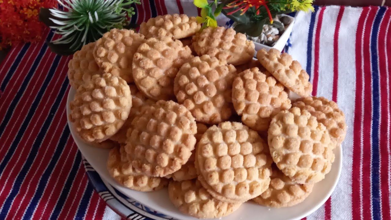 حلويات العيد القرمشة والبنة 🤤بمقادير قليلة حضري كمية وفيرة من دواز_أتاي الزمن الجميل