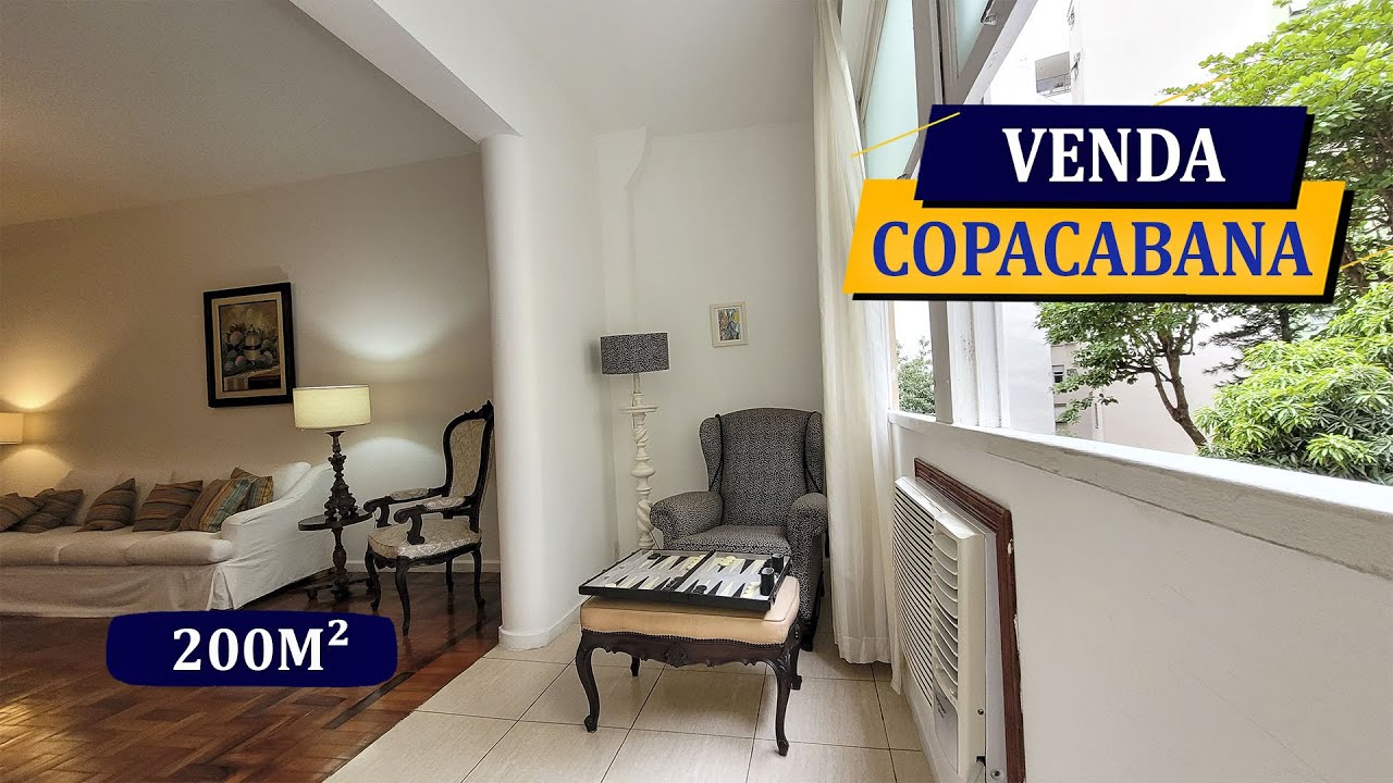 PRÓXIMO COPACABANA PALACE 200M2 3 QUARTOS 3 BANHEIROS PLANTA MARAVILHOSA I PORTEIRA FECHADA I VAGA