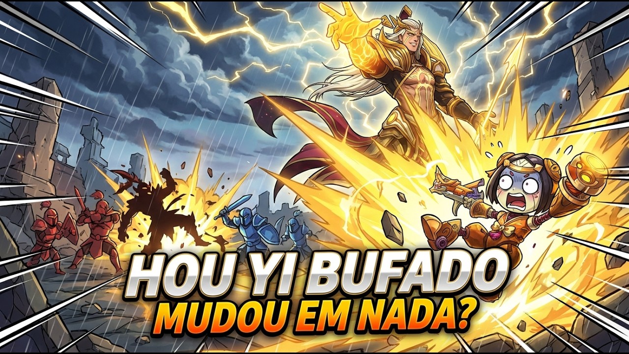 HOU YI BUFADO | MAS FOI O BUFF MAIS PATETICO FEITO NELE - HONOR OF KINGS