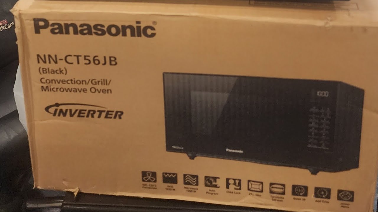PANASONIC CT56JB 27L Slimline Combination Microwave Oven Unboxing/Review and Price by FE
