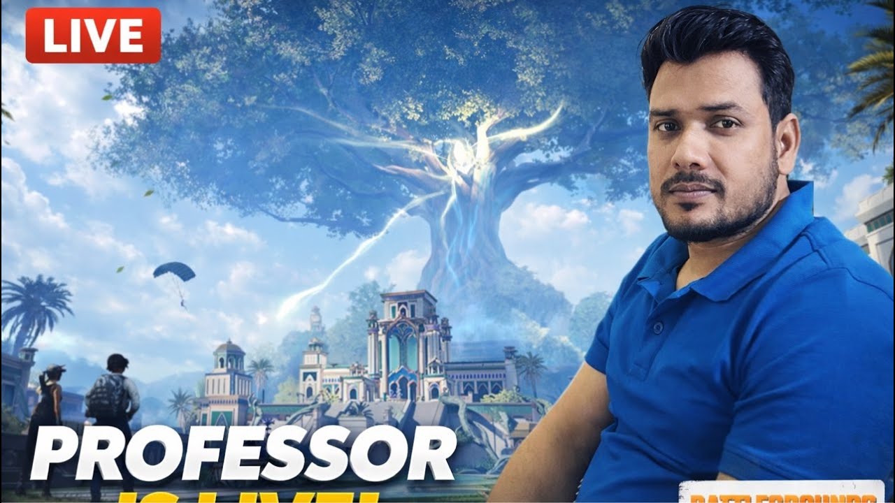 Professor is live now come and join us guys🥰 #pubgmobile #livestream #bgmi #pubg