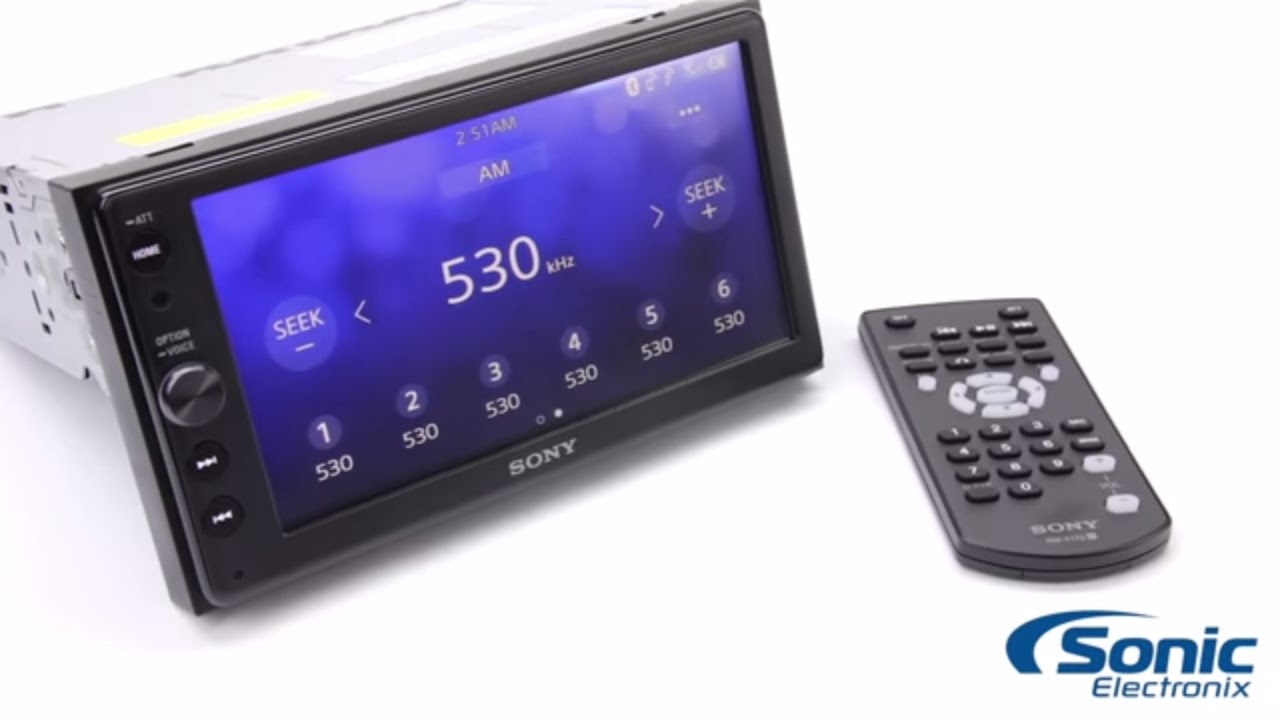 Sony XAV-AX100 Bluetooth Car Stereo | Product Overview