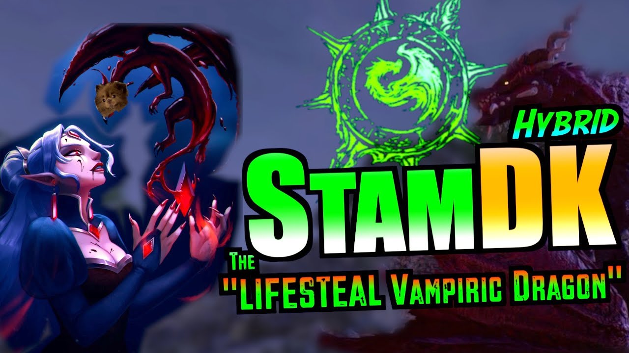 ESO PvP: 1vX Lifesteal StamDK High DoT PRESSURE Build Tutorial | 