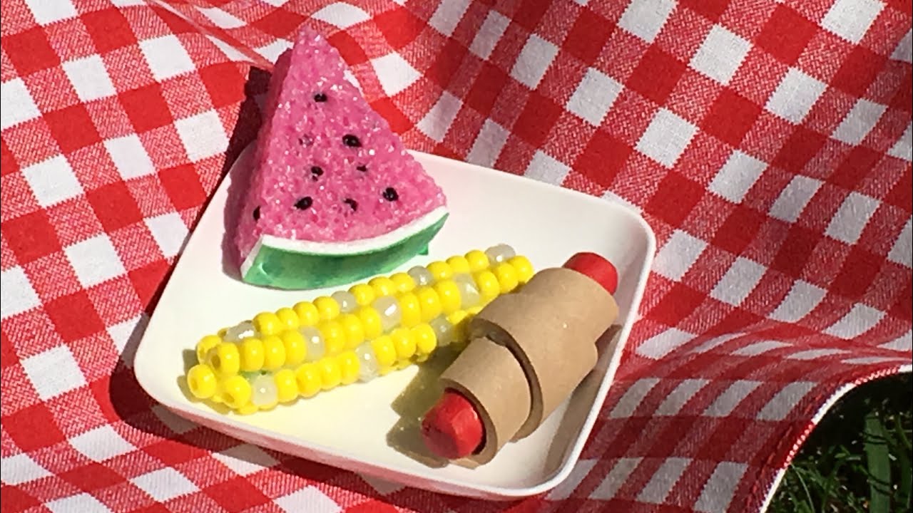 DIY AG Doll Picnic Food Set