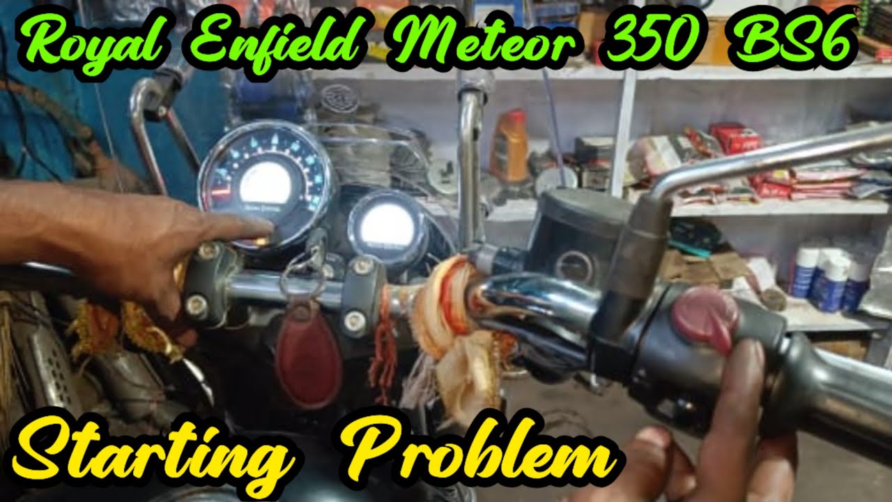 Royal Enfield Meteor 350 BS6 | Starting Problem #viralvideo #royalenfield #royalenfieldmeteor350 #RY