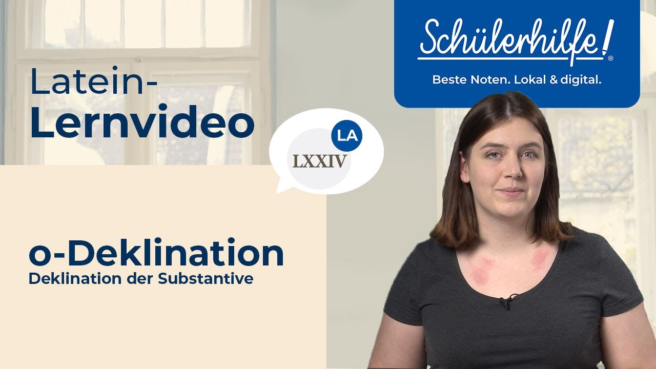 o-Deklination | Deklination der Substantive 🎓 Schülerhilfe Lernvideo Latein