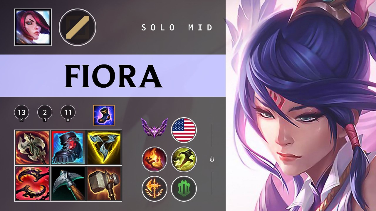 Fiora Mid vs Veigar - NA Master Patch 26.03