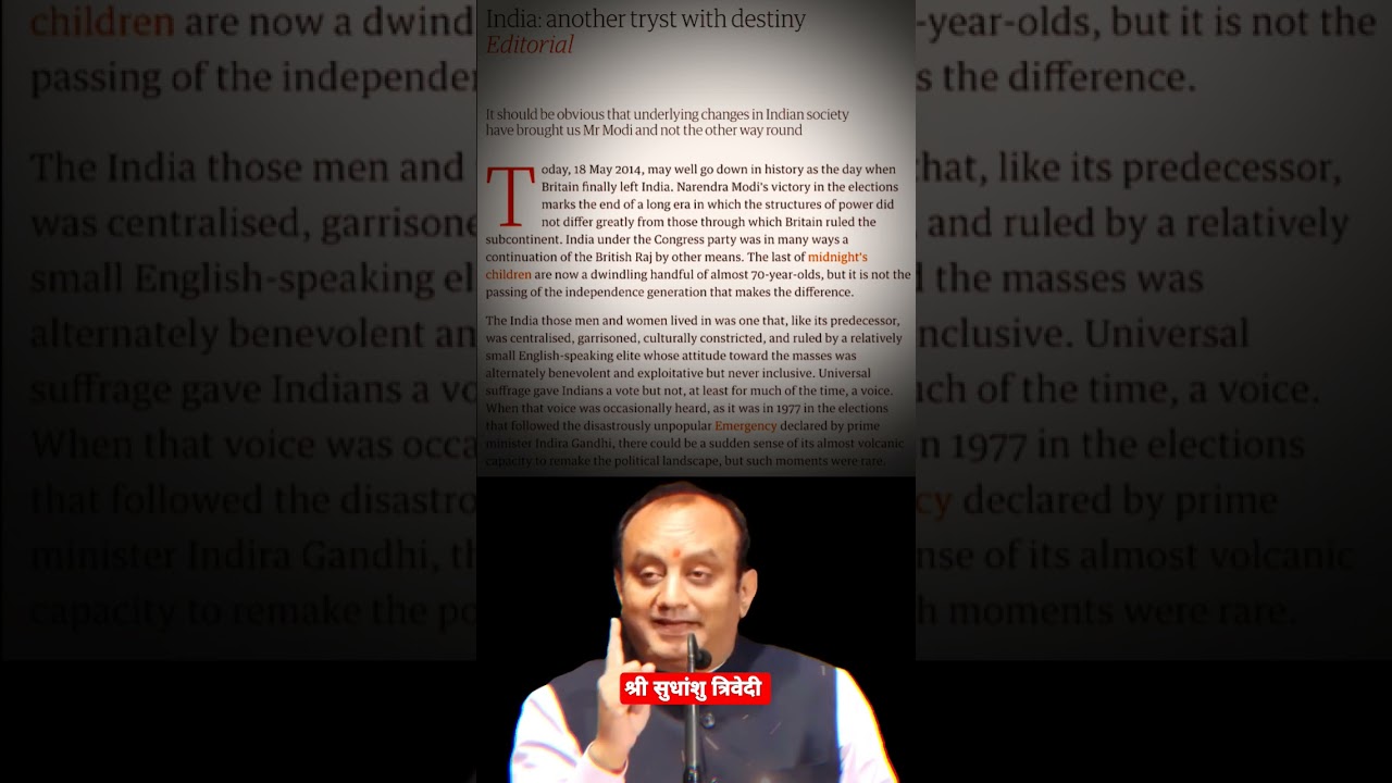 Colonial Mindset ☠️ | Sudhanshu Trivedi 🔥#sudanshutrivedi #bharat #bjp #congress #british #viral