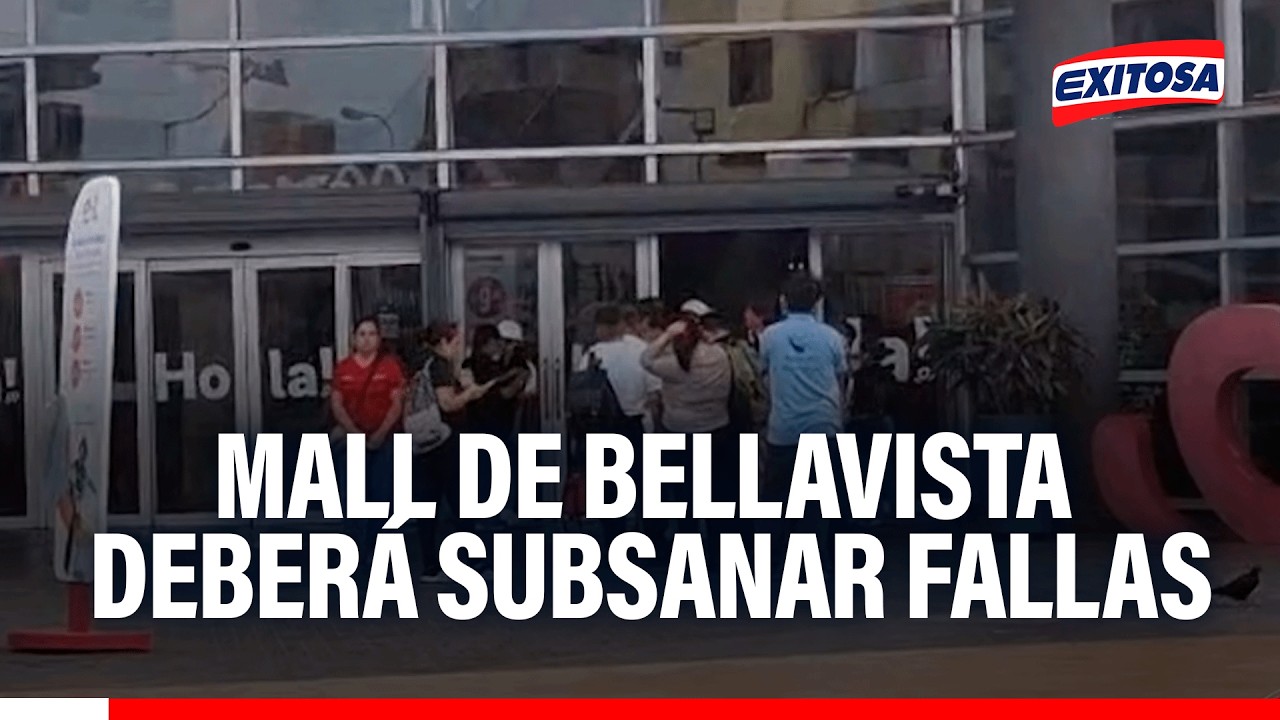 🔴🔵 Mallplaza de Bellavista fue clausurado tras colapso de un falso techo