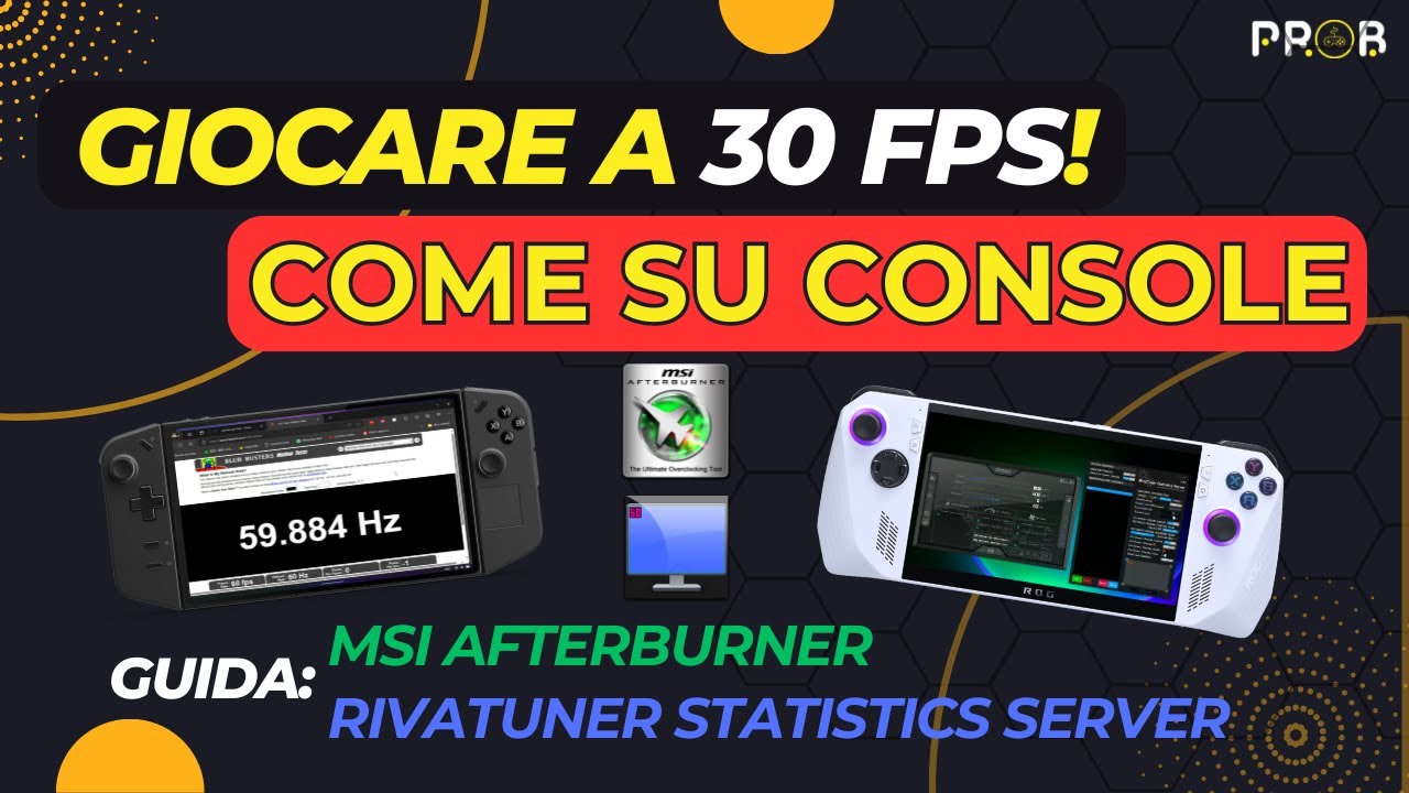 Eliminare stuttering con RTSS su Legion Go e Rog Ally