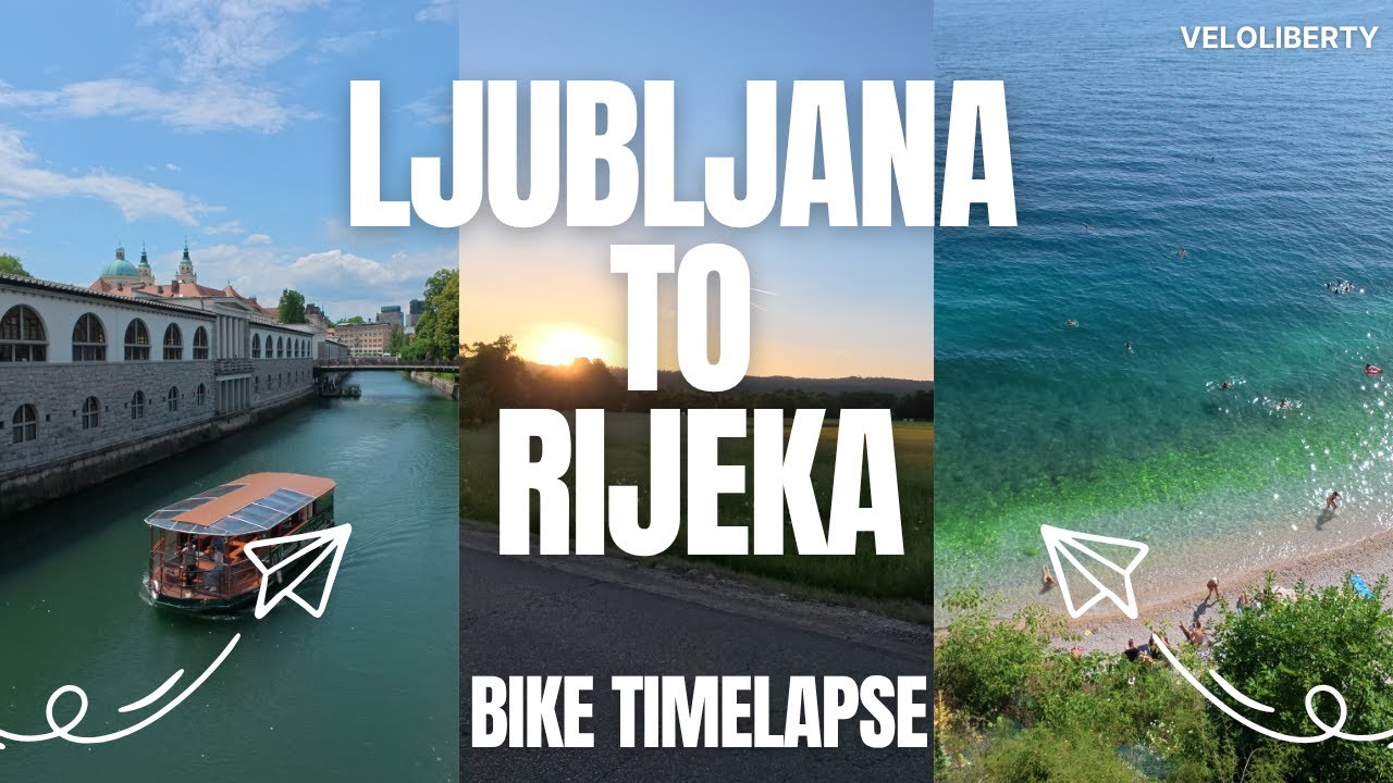 From Ljubljana to Rijeka: Speedy Cycling Time-Lapse