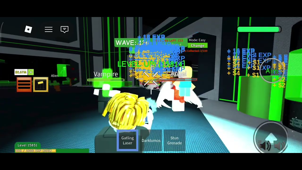 Duo Nuke by Dani and Lava, Wave 126 | Zombie Attack Roblox