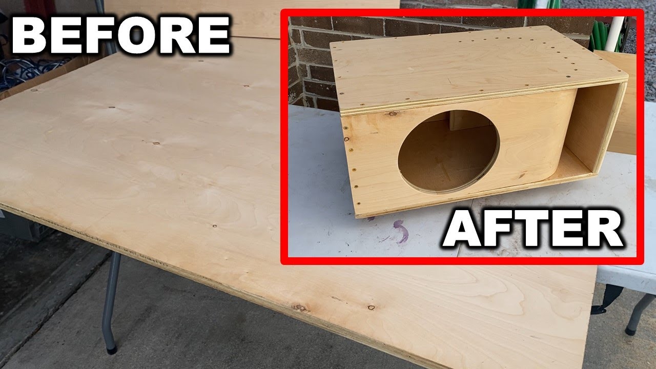 Subwoofer Box FULL Build Process