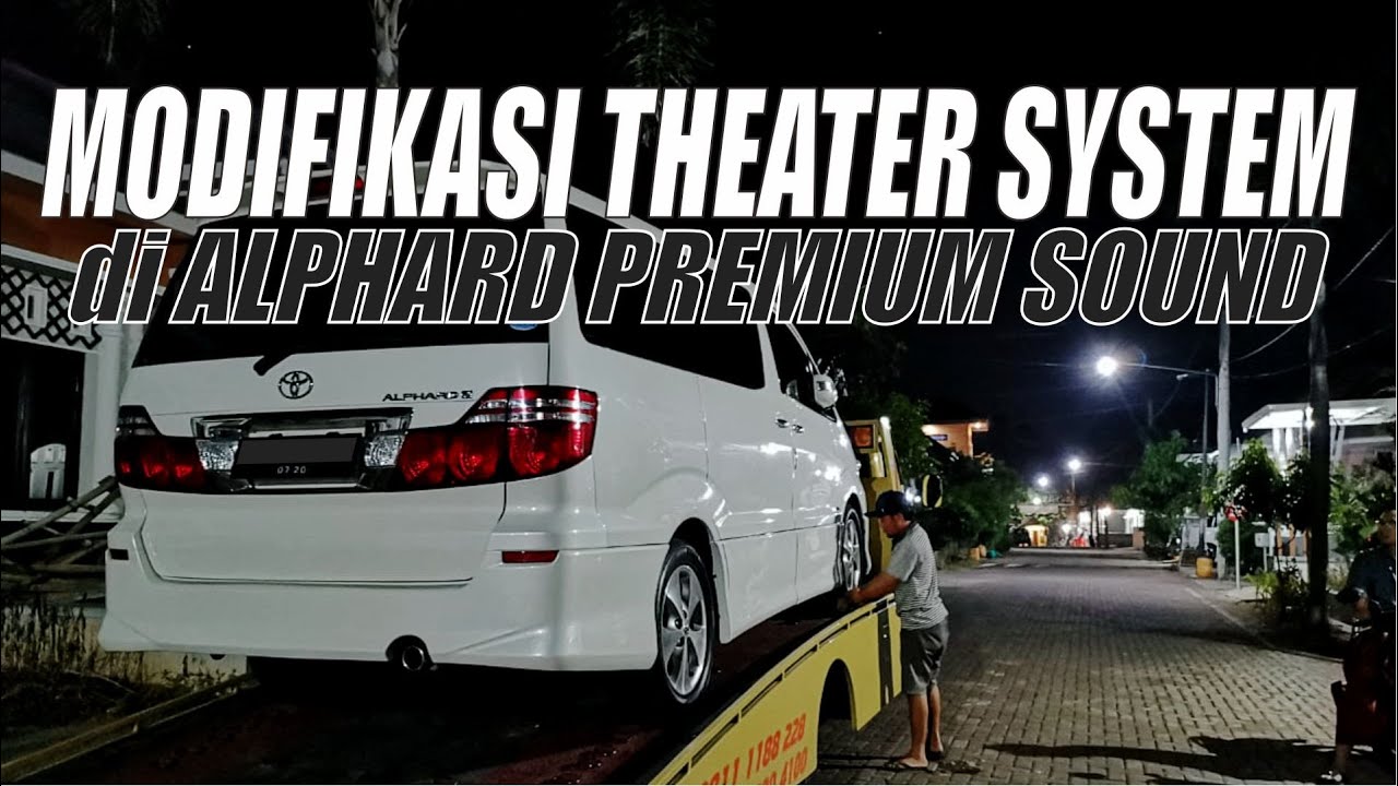 Berhasil Modifikasi Audio Alphard Premium Sound yang Head Unitnya seperti JAMAN BATU