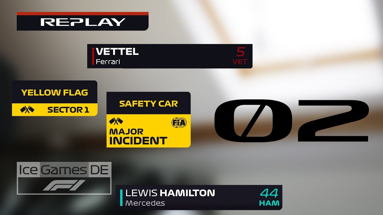 PROJEKT: F1 2018 OVERLAY PT. 2