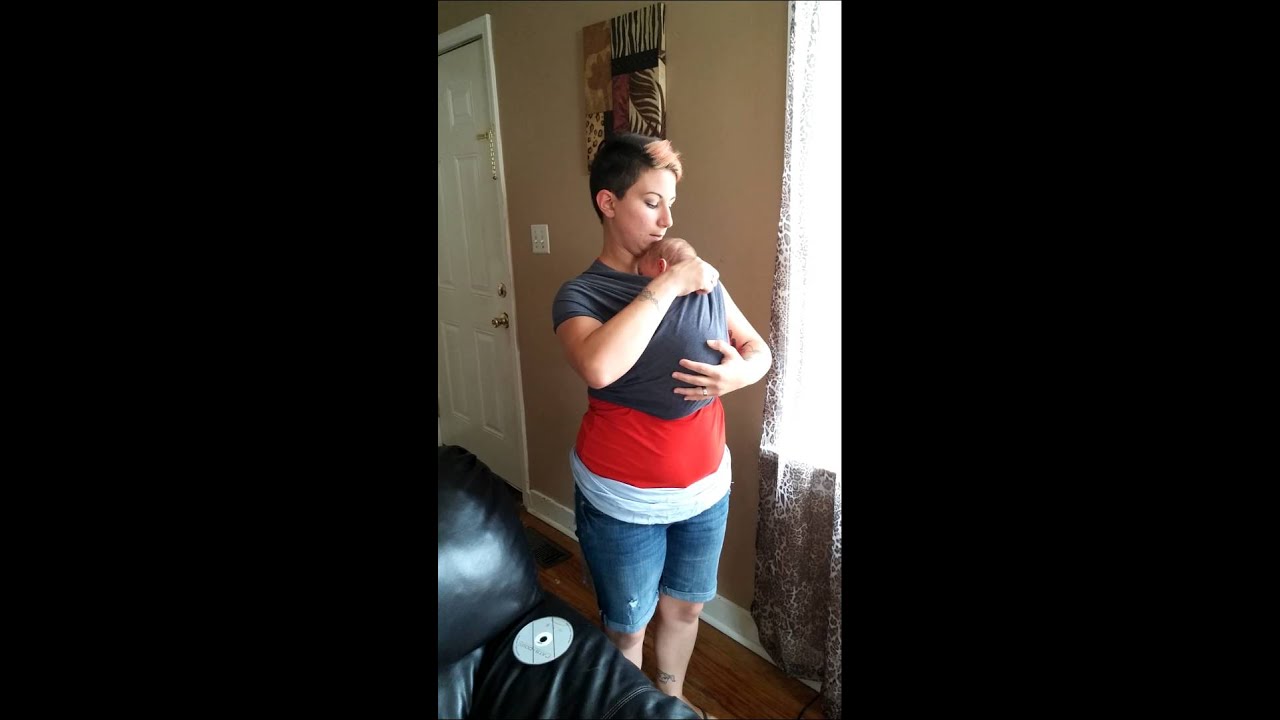 DIY no-sew k'tan style baby wrap carrier