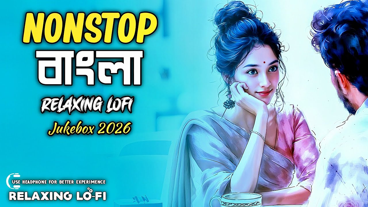 মন ছুঁয়ে যাওয়া বাংলা Lo-Fi Jukebox | Heart Touching Songs | Relaxing Vibes 2026 | Bass Queen Dj