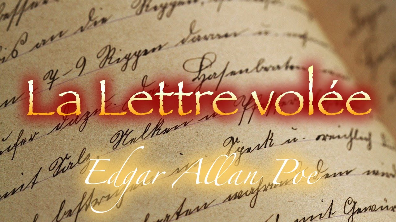 Livre audio : La Lettre Volée, Edgar Allan Poe