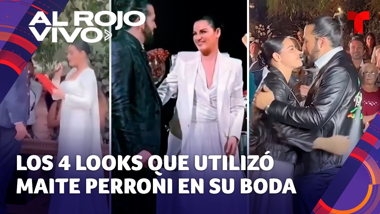 Maite Perroni: Estos son los cuatro ‘looks’ de su boda con Andrés Tovar