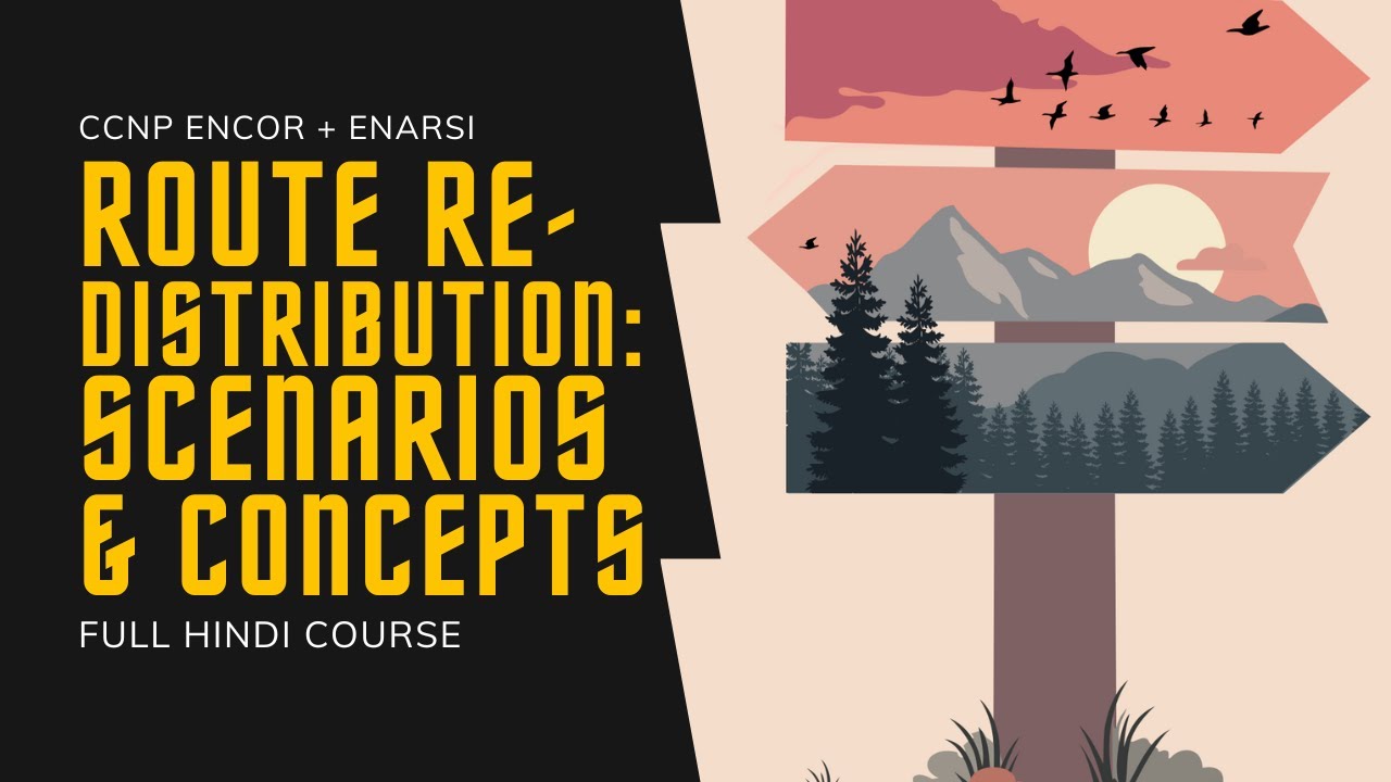 259. CCNP Encore + Enarsi | Route Redistribution - Concept | CCNP Full Course in Hindi
