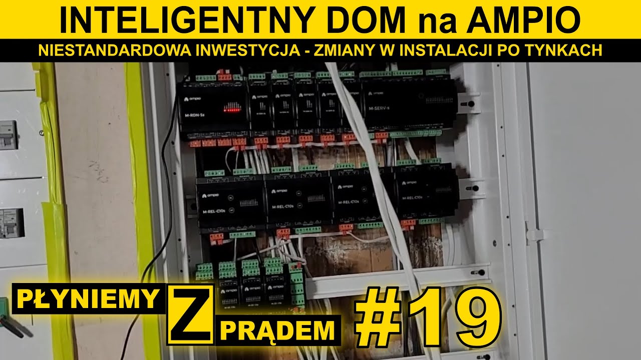 Rozdzielnica z systemem Ampio Smart Home - niestandardowa inwestycja #ampio #rozdzielnica #elektryk