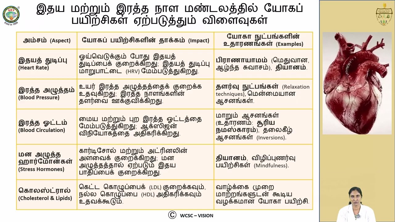 அலகு 5 உடலமைப்பில் யோகப் பயிற்சிகள் ஏற்படுத்தும் தாக்கங்கள்