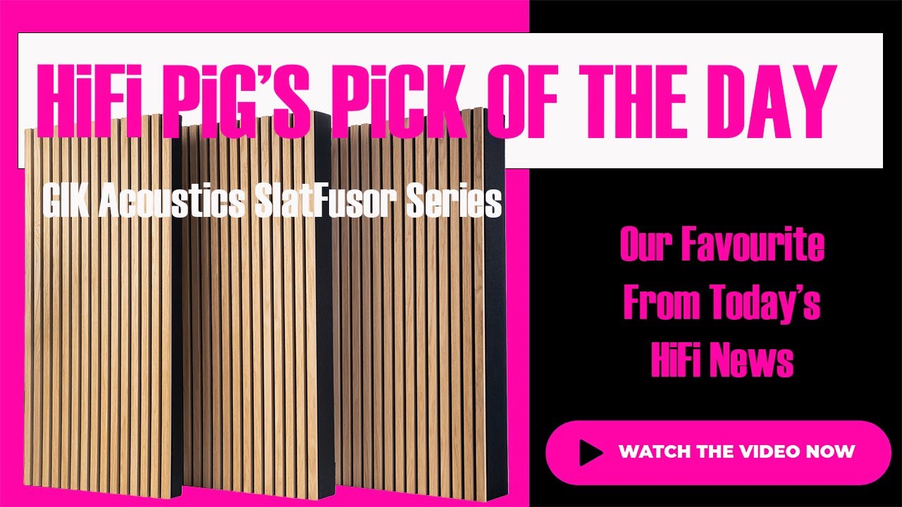 GIK Acoustics Slatfusor Acoustic Panels - A range of attractive acoustic panels fro home and studio