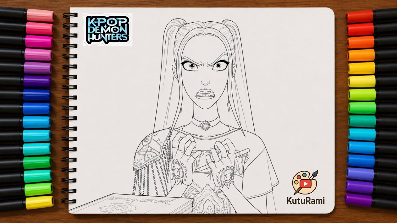 Drawing Mira K-Pop Demon Hunters | Next Character? #huntrix