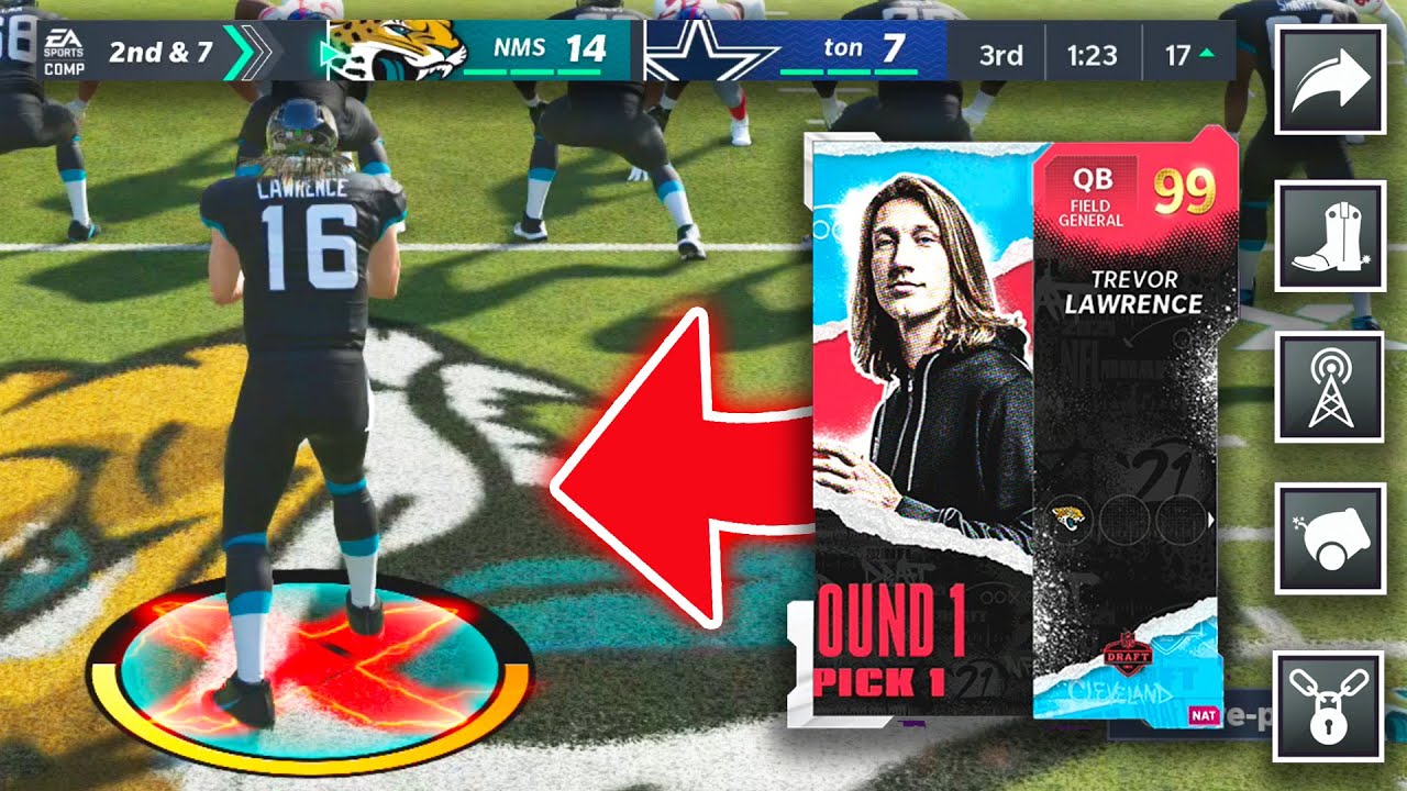 EA MADE TRVEOR LAWRENCE OVER POWERED! 99 OVERALL BEAST - Madden 22 Rookie